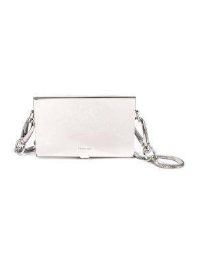 Peter Do Silver Metal Card Holder on Chain