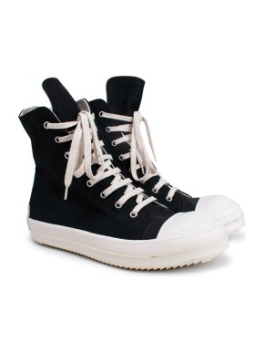 Rick Owens Black DRKSHDW lace-up sneakers