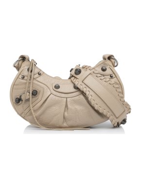 Balenciaga Beige Motocross Le Cagole XS Shoulder Bag
