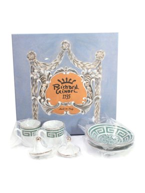 Ginori 1735 Labirinto Tête à Tête' set of two coffee cups and saucers