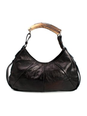 YSL Yves Saint Laurent Mombasa Black Vintage Tote Bag