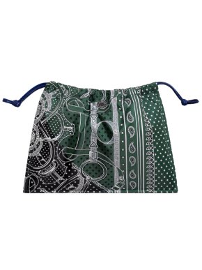 Hermes Eperon D'Or Bandana Printed Pilo Pouch