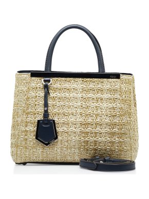 Fendi Raffia Petit 2Jours Bag