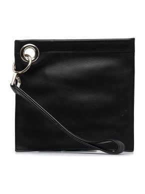 Loewe Black Leather Cosmetic Pouch
