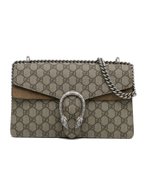 Gucci Monogram Small GG Supreme Dionysus Shoulder Bag