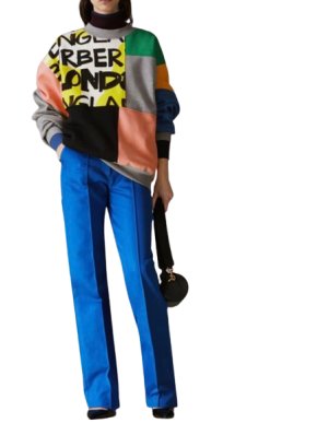 Burberry Multicolour Patchwork Sweatshirt