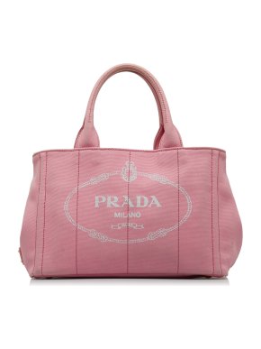 Prada Canapa Logo Pink Bag