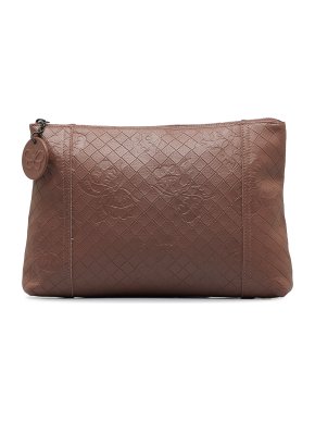 Bottega Veneta Brown Papillon Pouch