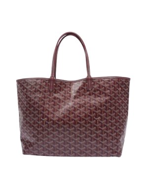 Goyard Burgundy Goyardine Saint Louis GM Shoulder Bag