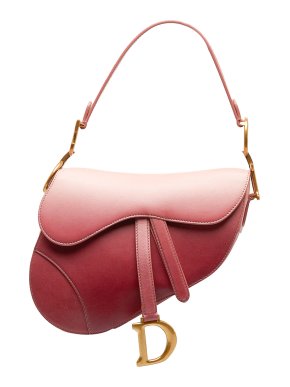 Dior Pink Ombre Saddle Bag