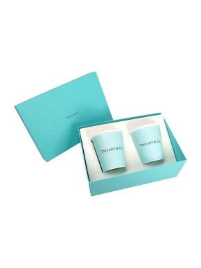Tiffany & Co Everyday Objects Bone China Set of Two Coffee Cups