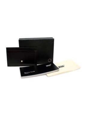 Mont Blanc Black Leather Card Holder