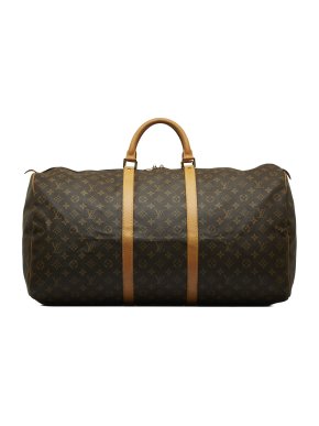 Louis Vuitton Brown Monogram Keepall 60