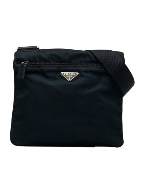 Prada Blue Tessuto Crossbody Bag