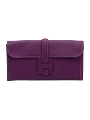 Hermes Purple Epsom Jige Elan 29