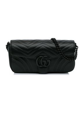 Gucci So Black Marmont Crossbody Bag 2.0