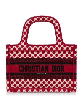 Dior Red Mini Dioramour Book Tote