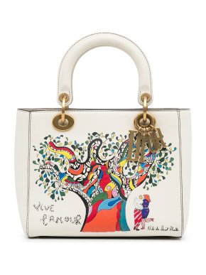 Dior Cream Niki De Saint Phalle Medium Lady Dior