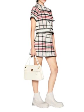 Dior Chek'n'Dior Cream Jacket and Skirt Set