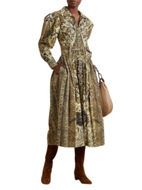 Ulla Johnson Lucinda Belted Corduroy Midi Dress