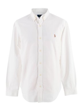Ralph Lauren Polo White Slim Fit Oxford Shirt