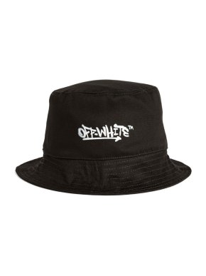 Off White Kids Graffiti Logo Bucket Hat