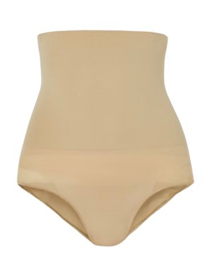 Skims Core Control High Waist Brief in Clay