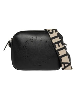 Stella McCartney Logo Mini Faux Leather Camera Bag