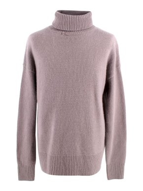 Arch4 Mauve 'Worlds End' Cashmere Turtleneck Jumper