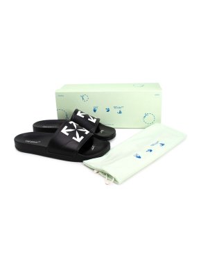 Off White Black Arrow Sliders 