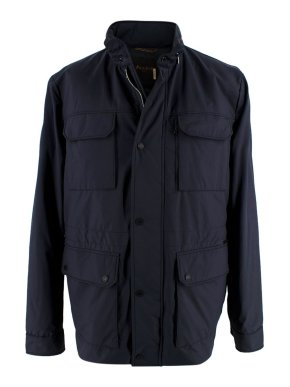 MooRER Navy Padded Field Jacket 