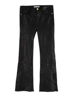Frame Le Crop Mini Boot Leather Trousers