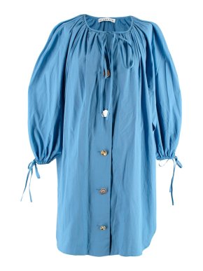 Rejina Pyo Blue Scout Shirt Dress 