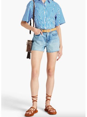 Frame Le Brigette Indigo Blue Denim Shorts