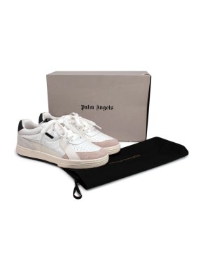 Palm Angels University Sneakers in Black and White