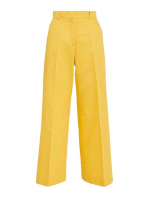 Weekend Max Mara Cotton-Linen Tailored Trousers