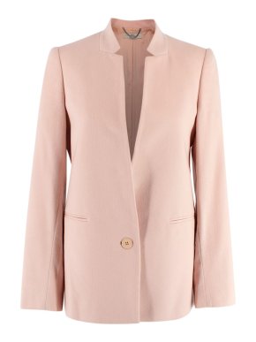 Stella McCartney Light Pink Cashmere Blazer