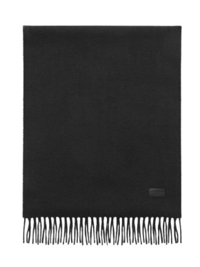 Saint Laurent Black Cashmere Scarf