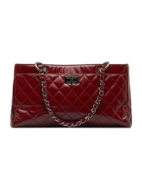 Chanel Burgundy Quilted Reissue Tote Bag