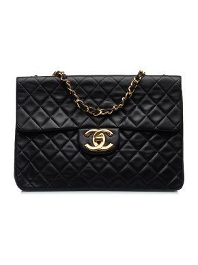 Chanel Maxi XL Classic Lambskin Single Flap Bag