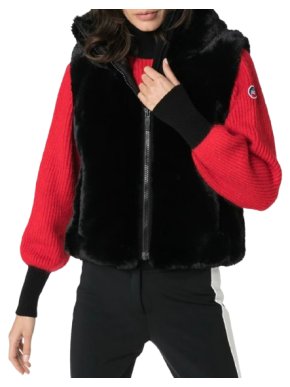 Fusalp Black Pegase Sleeveless Ski Jacket