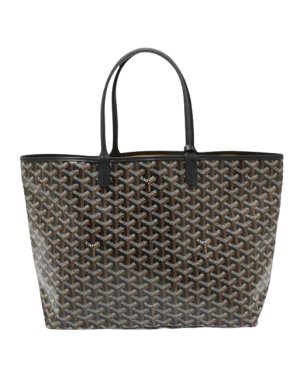 Goyard Black Goyardine Saint Louis PM Shoulder Bag
