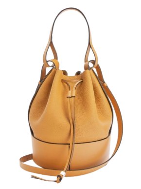 Loewe Yellow Leather Small Balloon Bag