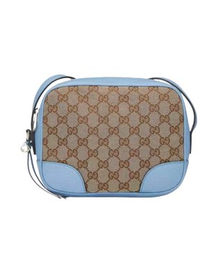 Gucci Monogram  Canvas Bree Crossbody Bag