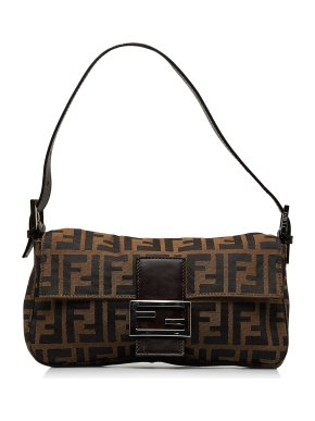 Fendi Monogram Zucca Baguette Bag
