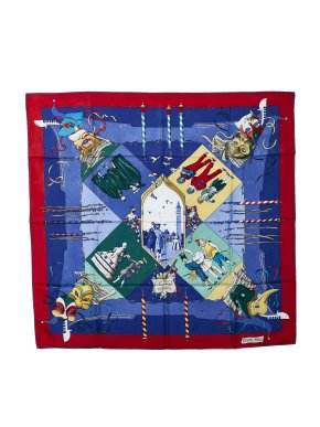 Hermes Multicolour 'Le Carnaval de Venise'  Silk Scarf