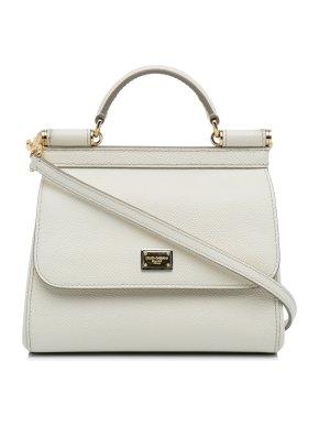 Dolce & Gabbana Cream Small Miss Sicily Bag