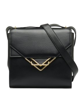 Bottega Veneta Black The Clip Crossbody Bag