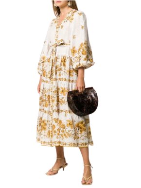 Zimmermann Floral Tiered Amelie Dress