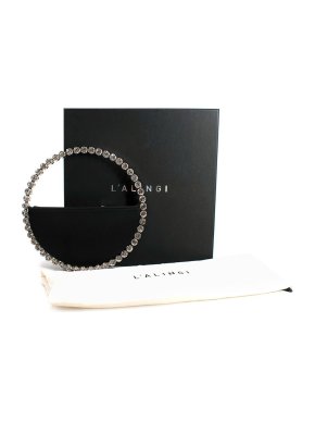 L'Alingi Satin Crystal Top Handle Bag